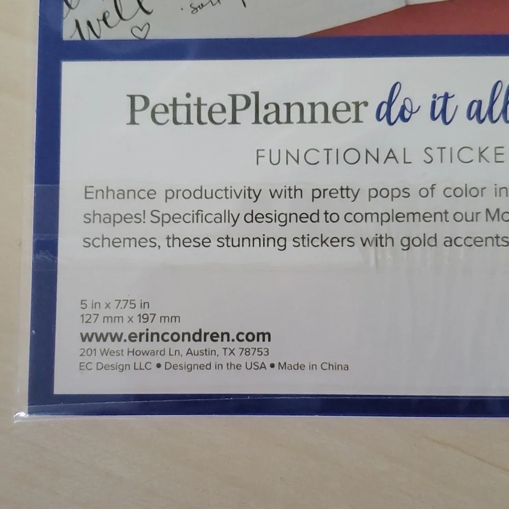 Office Accessories Planner Stickers and Paper Clips by Erin Condren NEW - Picture 6 of 7